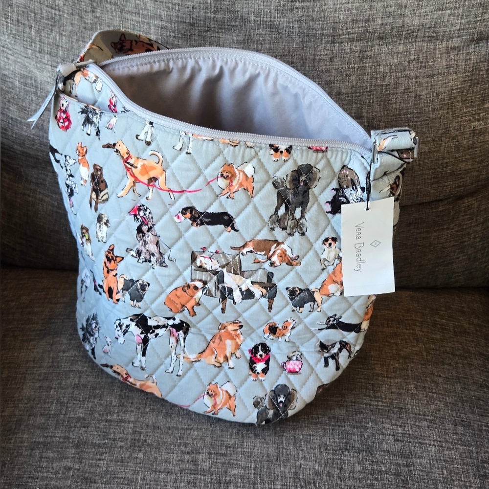 Vera Bradley Dog Show Bucket Crossbody Bag New with tags! - Picture 12 of 12
